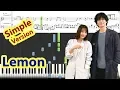 Download Lagu Piano Tutorial Lemon Unnatural OST - Yonezu Kenshi Easy Version