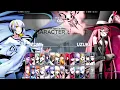 UNDER NIGHT IN BIRTH 2 Sys Celes - Character Select Screen ALL DLC