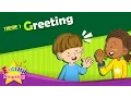 Download Lagu Theme 1. Greeting - Good morning. Good bye. | ESL Song \u0026 Story - Learning English for Kids