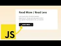 Expand Your Content Creating a Read Less Project with HTML5 CSS3 and JavaScript