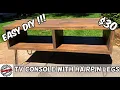 30 DIY TV CONSOLE w Hairpin Legs Free Plans