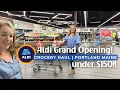 Aldi Finally Comes to Maine and Prices Are Unreal Shop with me Grocery Haul