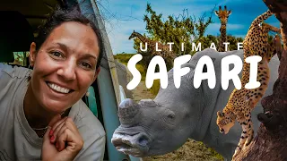 RHINO ROAD BLOCK! Epic SAFARI Adventures: Exploring Africa’s Top Wildlife | South Africa… Ep 397
