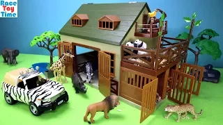 Terra Battat Animal Care Playset Building Plus Animal Toys 