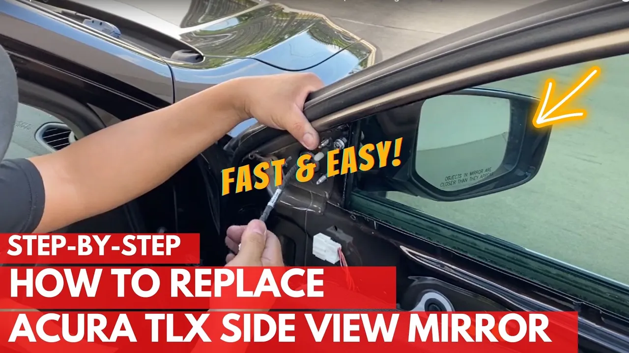 2015-2018 Acura TLX : Side View Mirror Painted (Right, Passenger Side)