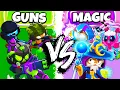Guns VS Magic in BTD 6