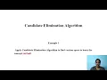Candidate Elimination Algorithm and Example