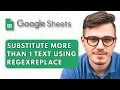 How to Substitute More than 1 Text Using Regexreplace Google Sheets 2025 Guide