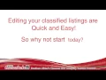 How to post a classified on CaravanParks com