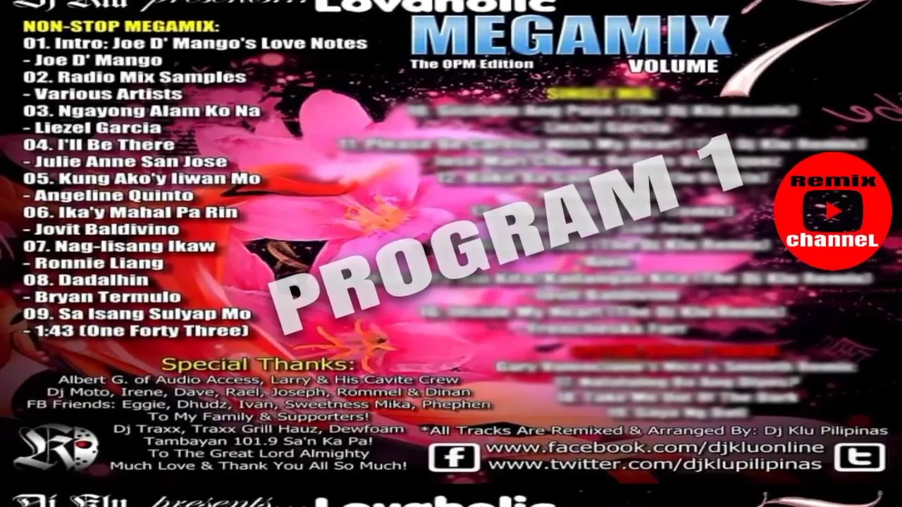 Lovaholic 7 Opm Edition Dj Klu