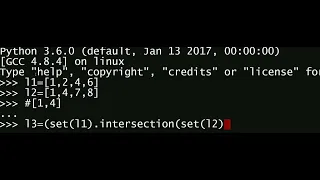 Python trick - find common elements in lists python