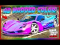 EASY 4D MODDED PAINTJOB ON ANY CAR IN GTA 5 ONLINE Modded Crew Color Paintjob Tutorial