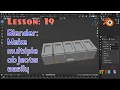 Blender Beginner Tutorial 19 How to make multiple objects easily using array modifier in Blender 3 6