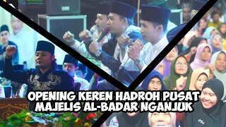 opening keren hadroh pusat majelis al badar nganjuk ll semua jamaah langsung tepuk tepuk