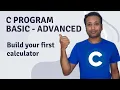 C Program English Tutorial 26 Challenge 3 - Build Your First Calculator