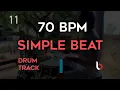 Download Lagu 70 BPM Drum Beat - Simple Straight
