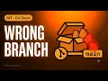 Git Stash pop on wrong branch committed untracked files to main
