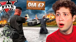 Sobreviví 100 DÍAS sin LEYES en GTA 5! 🚔🚫 (Mods)