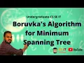 Boruvka s Algorithm for Minimum Spanning Tree Explained in Sinhala UG Computer Science
