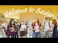 New to WashU Welcome to Becker