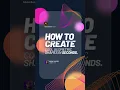 How to create geometric shape in seconds