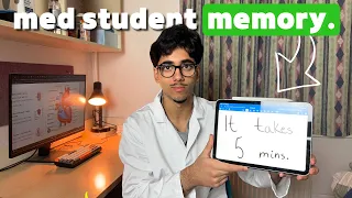 How to Remember EVERYTHING You Study For Weeks tips from a med student
