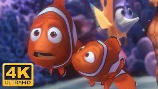 Finding Nemo 2003 Nemos First Day At School Nemo Goes To School Remastered 4K 60FPS 