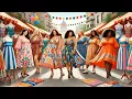 Nemidor Womens Loose Plus Size Summer Ditsy Floral Print Ruffle Best Women Sundresses Plus Size