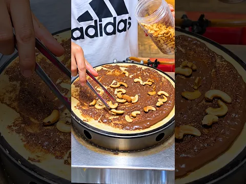 🍫🔥 CHOCOLATE CREPE MAGIC! 😍🥞 | Loaded with Cashews & Pure Deliciousness!