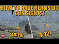 The BEST MOD in the game How to have REALISTIC SIGHTS in tanks - War Thunder