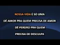 Karaokê-ANTES DO AMOR VIRAR SAUDADE=Zé Neto e Cristiano