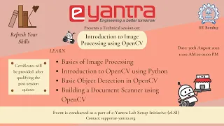 eLSI Technical Session on Introduction to Image Processing using OpenCV