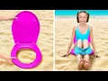 Lagu BESTE ZOMERGADGETS VOOR OUDERS 🏖 Wat zit er in het zand? Gave hacks voor het strand ☀️ door 123 GO!