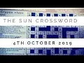 The Sun Crossword Beginners Guide - 4th October 2019