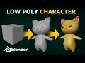 Low Poly Blender Character Beginners Step By Step Tutorial