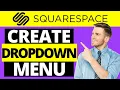 How To Create A Dropdown Menu On Squarespace