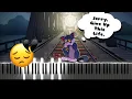 Download Lagu Boom Nation - your love is my drug (8bit slowed)  Piano Tutorial Fácil