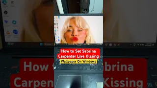 How To Set Sabrina Carpenter Live Kissing Wallpaper On Windows Shorts  How To Set Sabrina Carpenter Live Kissing Wallpaper On Windows Shorts