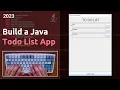 ASMR Programming Build a Todo List GUI with Java Swing