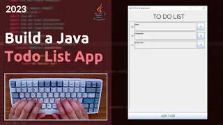 ASMR Programming Build a Todo List GUI with Java Swing