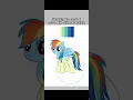 Swapping the mane 6 colors with random color palettes