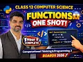 Class 12 CS One Shot Unit 1 Computational Thinking Programming 2 Functions session