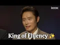Lee Byung Hun speaking Fluent English