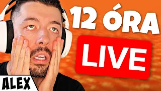 12 Órás Lefárasztó Lájv Sztrííím!