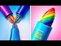 Download Lagu DIY SCHOOL SUPPLIES || Genius Drawing Hacks \u0026 Tricks 🤯🖌️ You Need to Try by 123 GO SCHOOL