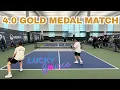 4 0 men s doubles gold medal match PPA indoor national championship