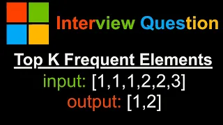 BLIND75 Top K Frequent Elements - Leetcode 347