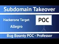 Subdomain Takeover Pointing to GitHub Pages - Bug Bounty PoC Bug Bounty University