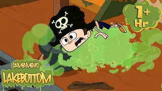 JUEGOS ATERRADORES AL AIRE LIBRE | Animaciones de Comedia | VIDEO NUEVO | Campamento Lakebottom