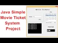 Java Simple Movie Ticket System Project